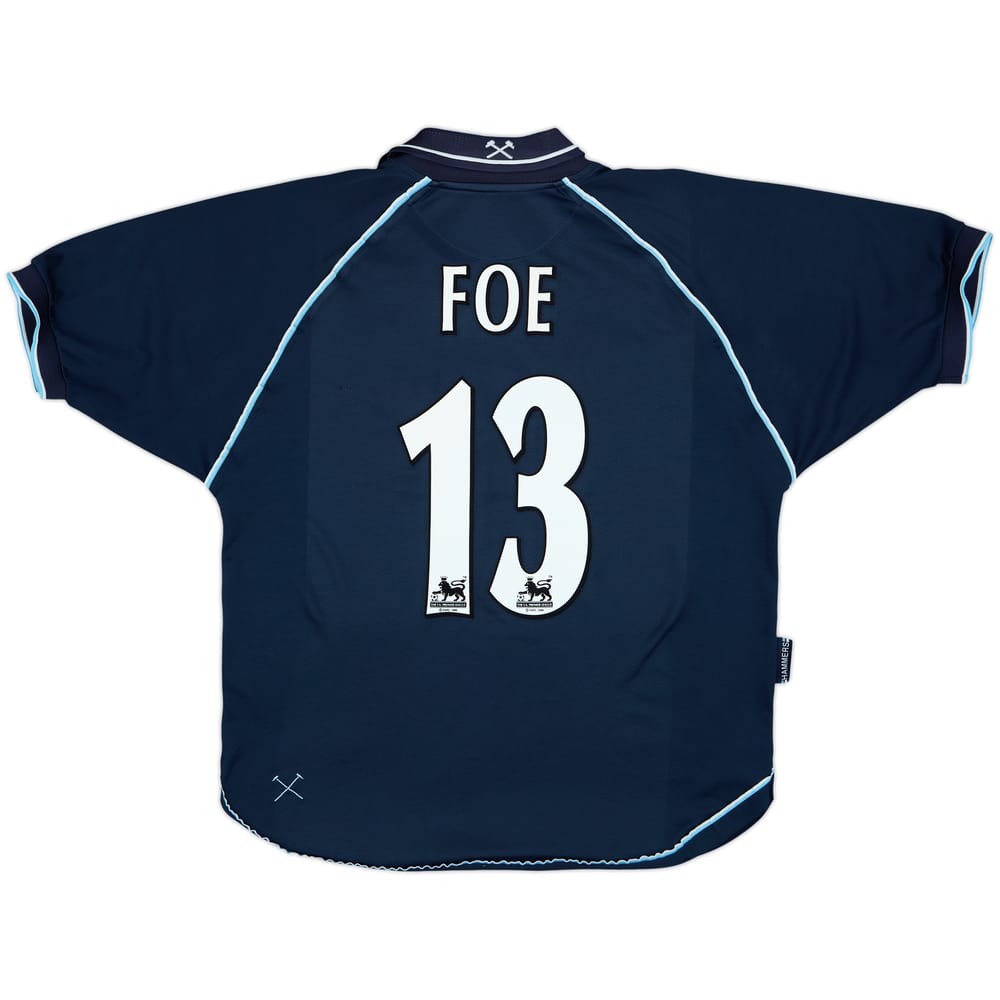 1999-01 West Ham Third Shirt Foe #13 - 7/10 - (M)