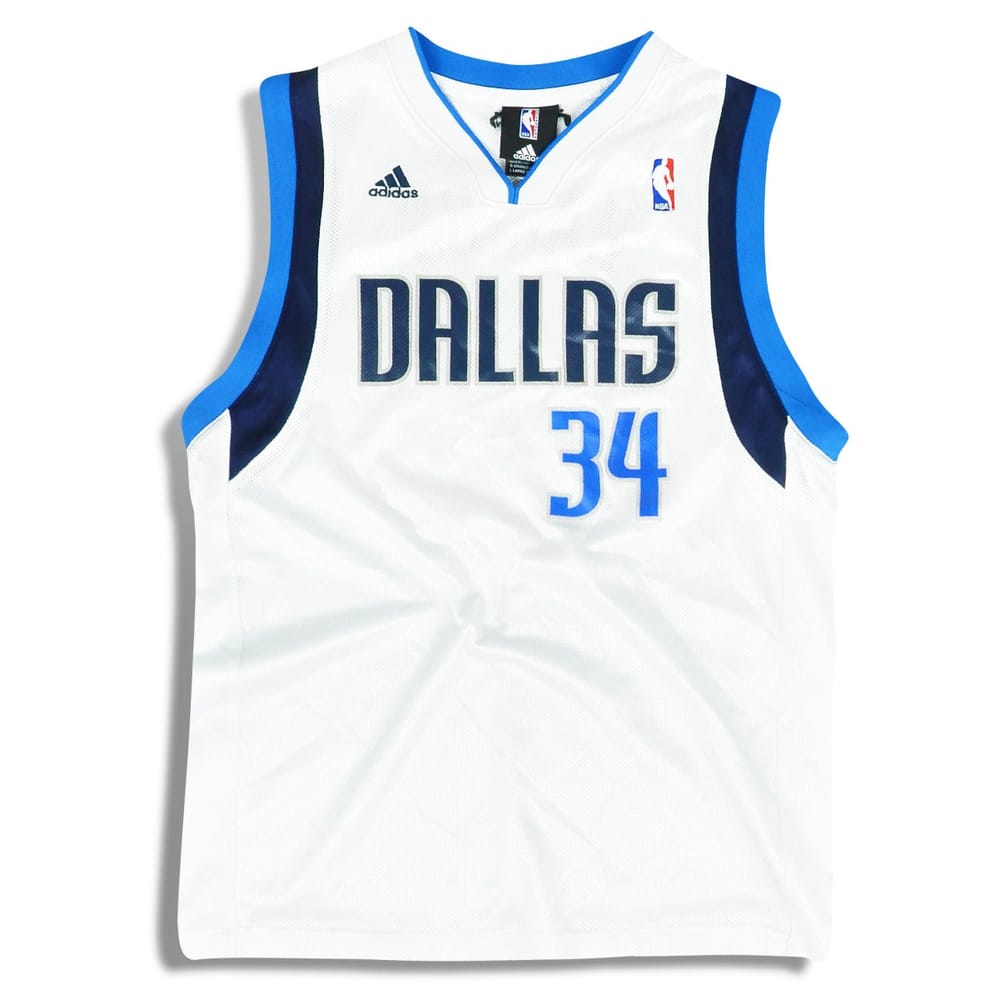 2006-08 Dallas Mavericks Harris #34 adidas Jersey (Home) Y