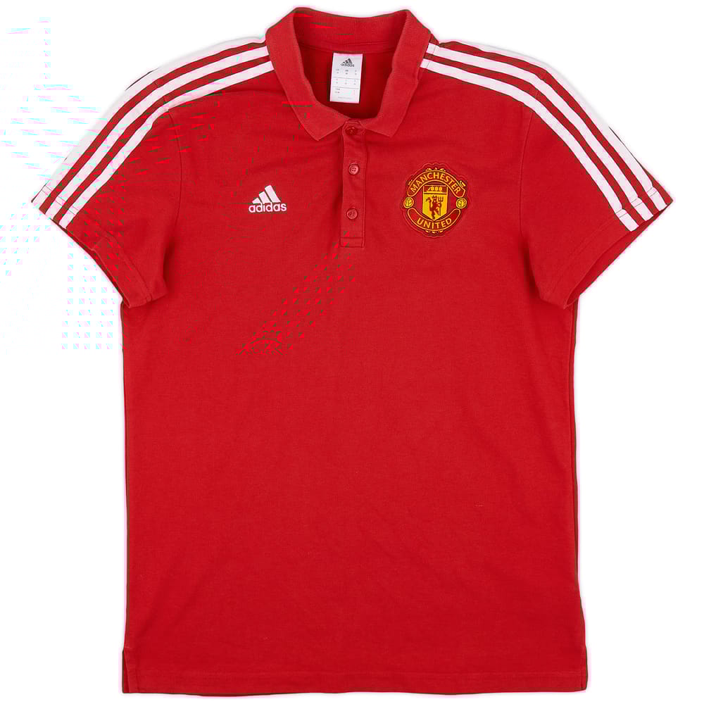 2016-17 Manchester United adidas Polo Shirt - 9/10 - (M)