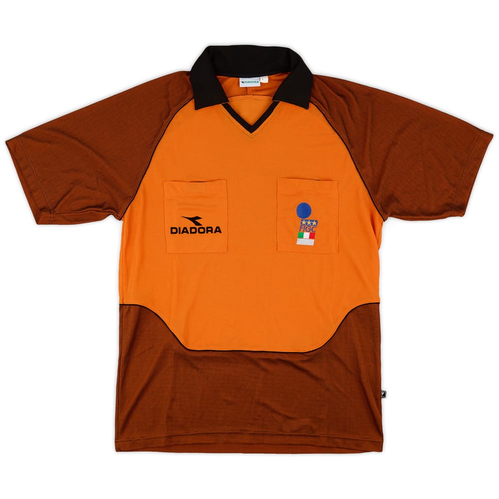 1990s Italy FIGC Diadora Referee Shirt - 8/10 - (L)