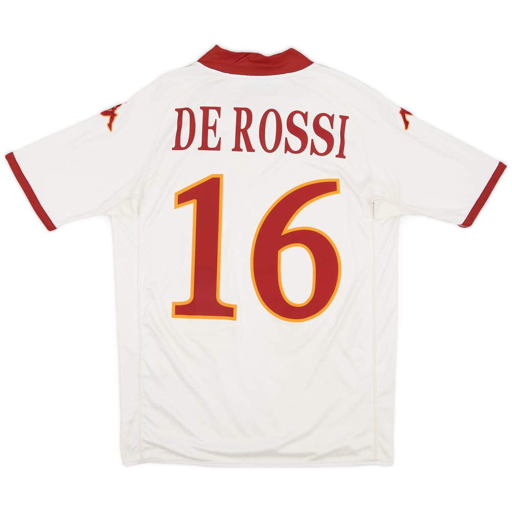 2009-10 Roma Away Shirt De Rossi #16 - 6/10 - (M)