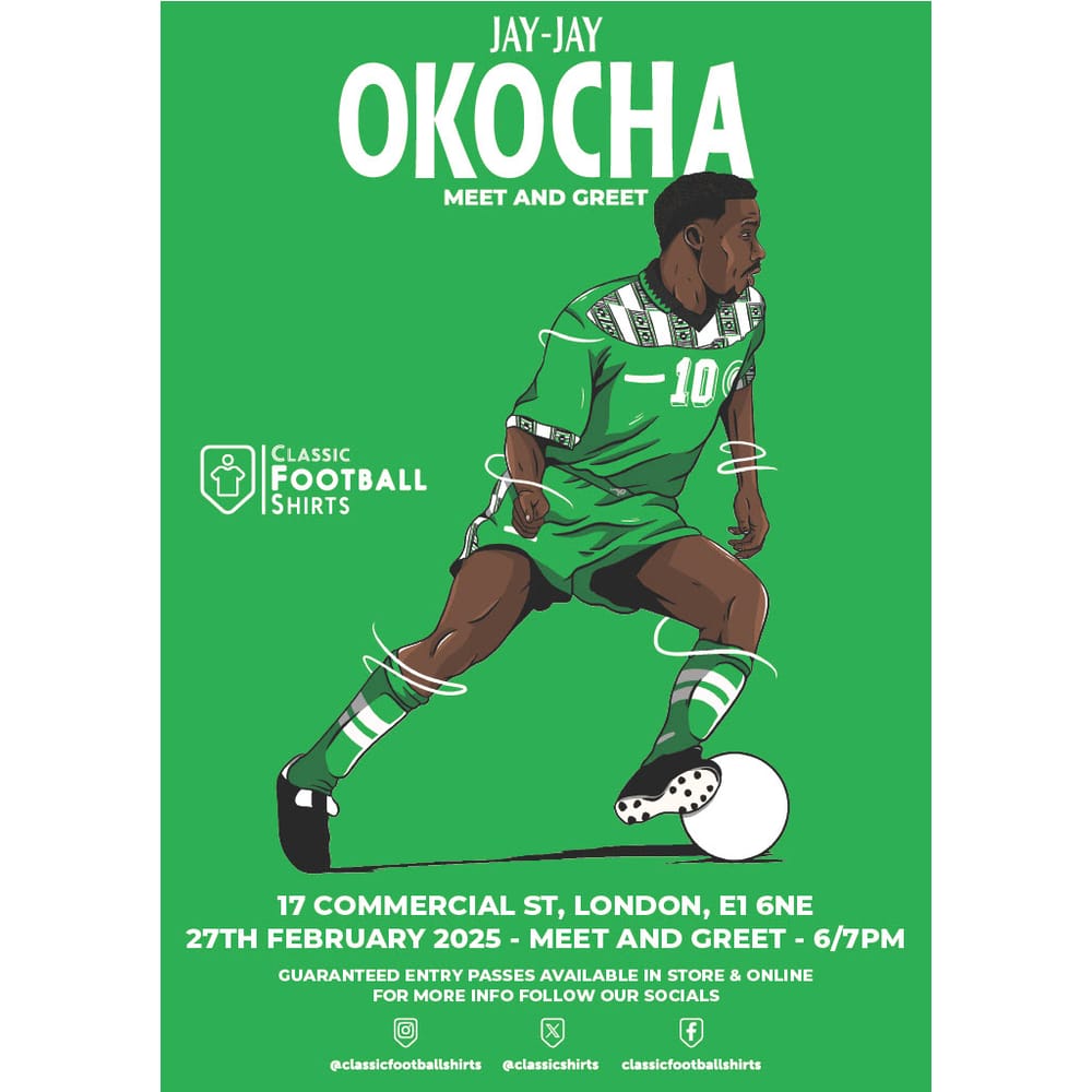 Classic Football Shirts Okocha Meet-and-Greet Event Ticket