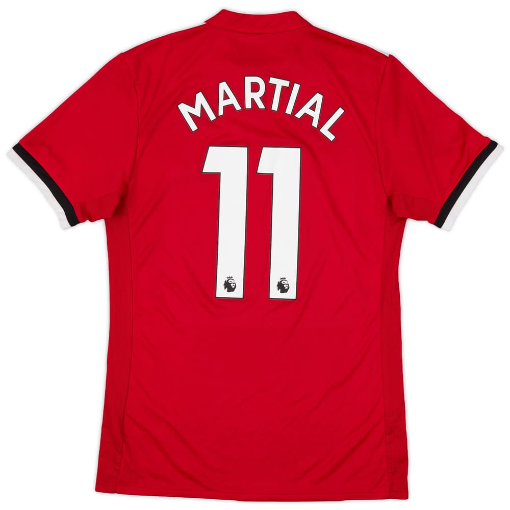2017-18 Manchester United Home Shirt Martial #11 - 8/10 - (S)