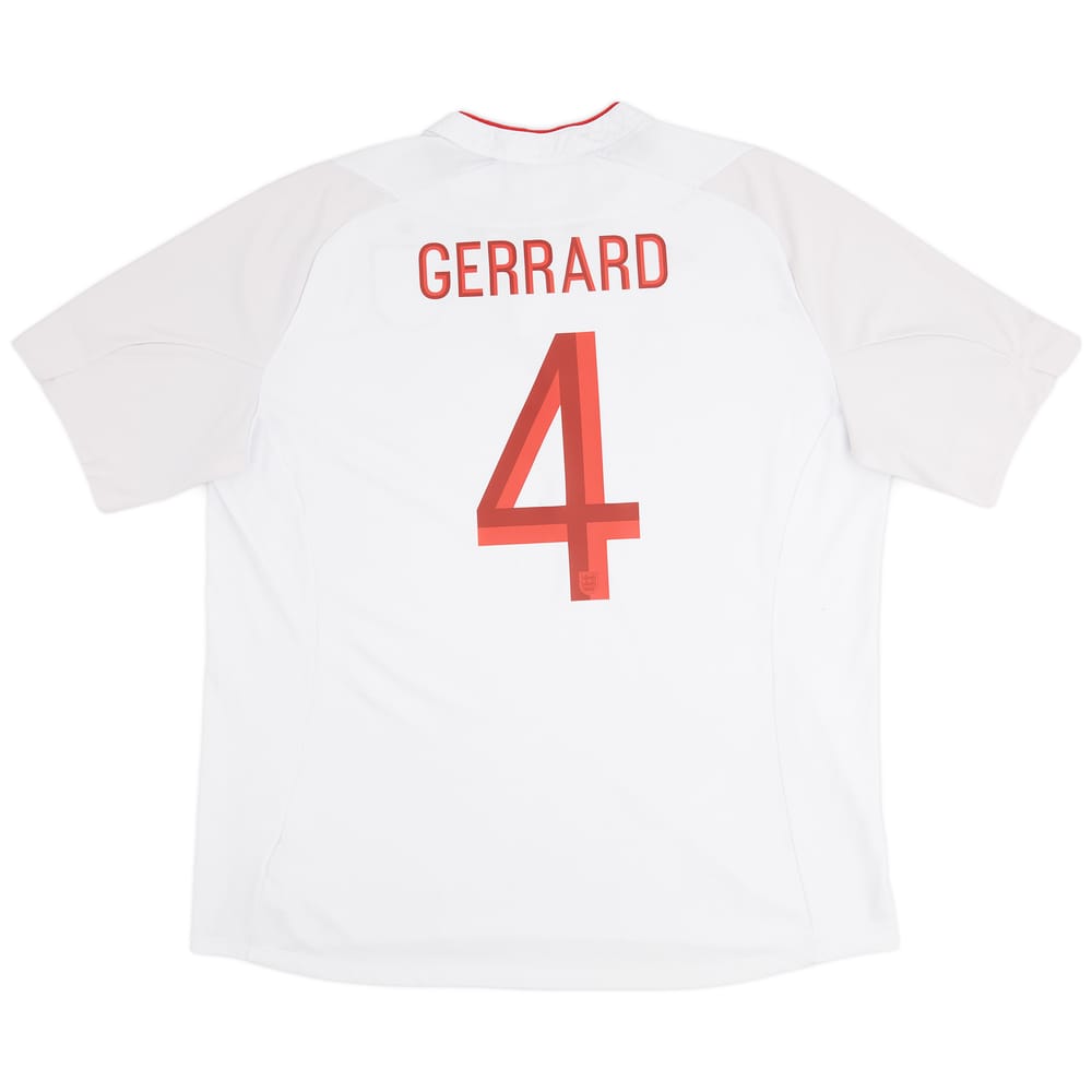 2012-13 England Home Shirt Gerrard #4 - 7/10 - (3XL)