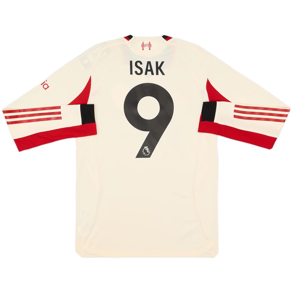 2025-26 Liverpool Authentic Away L/S Shirt Isak #9
