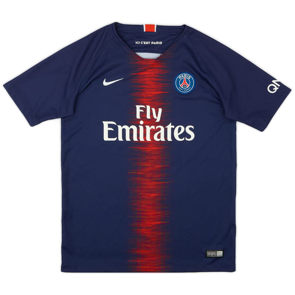 2018-19 Paris Saint-Germain Home Shirt - 9/10 - (XL.Boys)