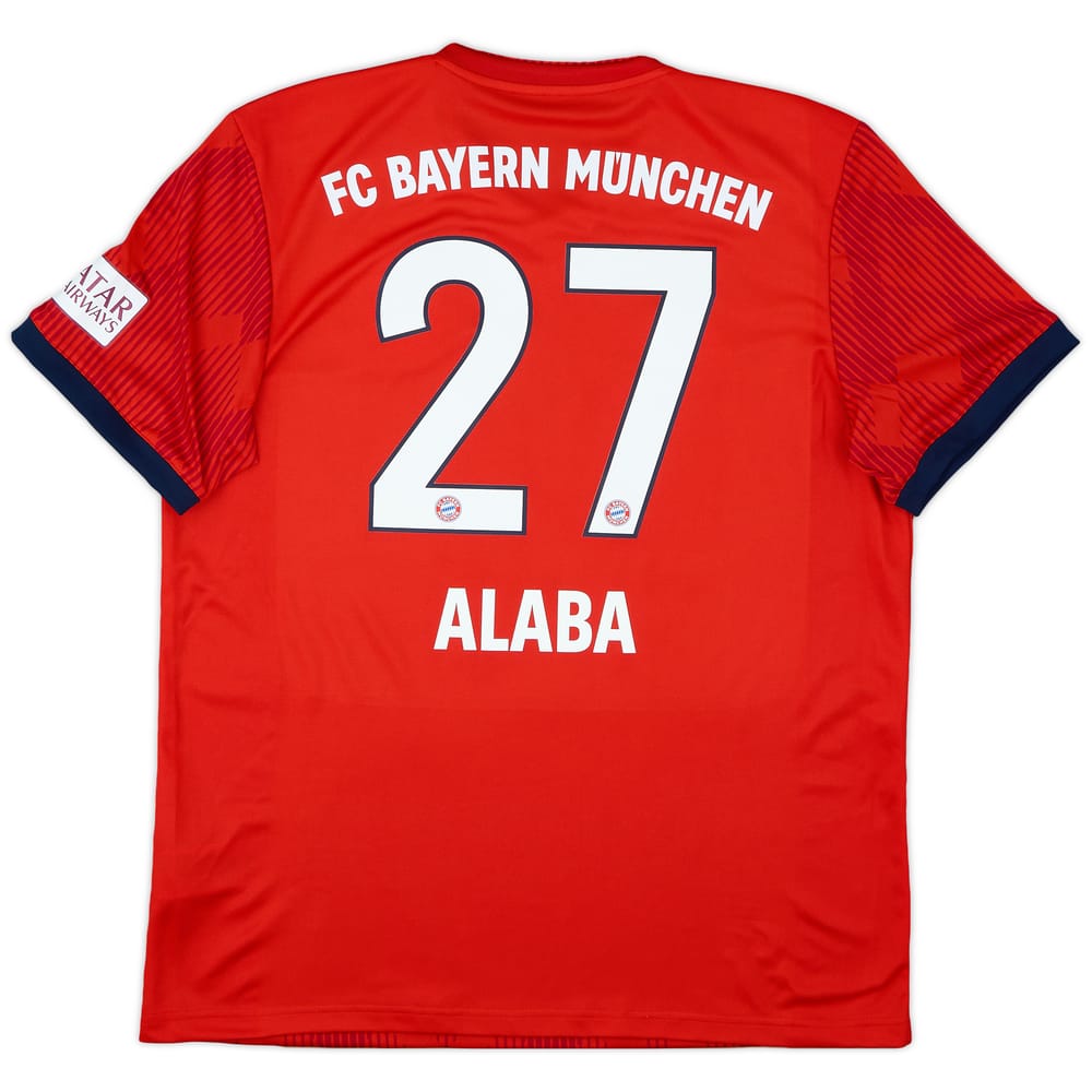 2018-19 Bayern Munich Home Shirt Alaba #27 - 10/10 - (L)