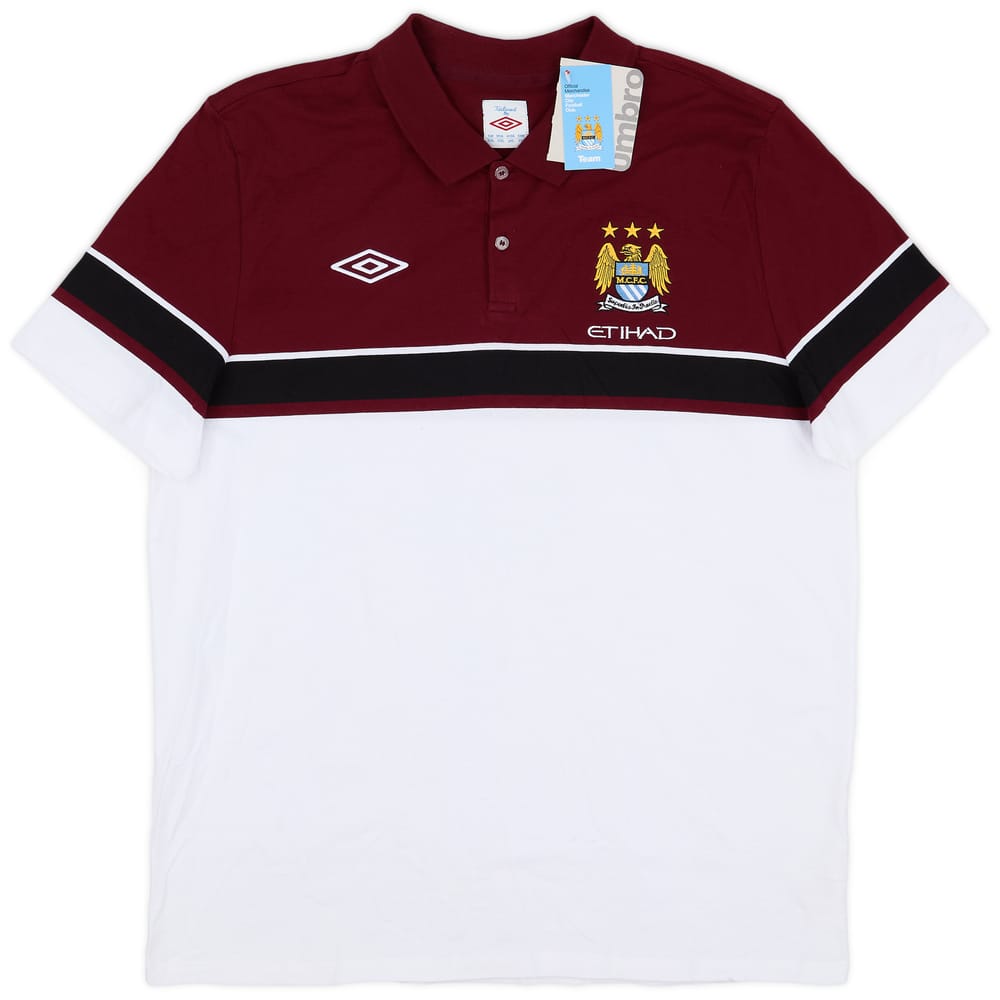 2010-11 Manchester City Umbro Polo Shirt (XXL)