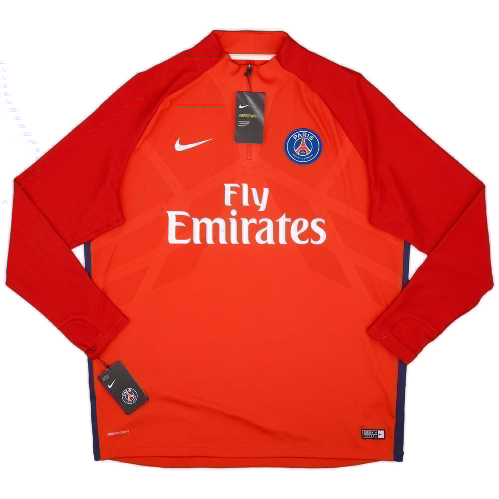 2017-18 Paris Saint-Germain Nike Player Issue Aeroswift 1/4 Zip Drill Top (XXL)