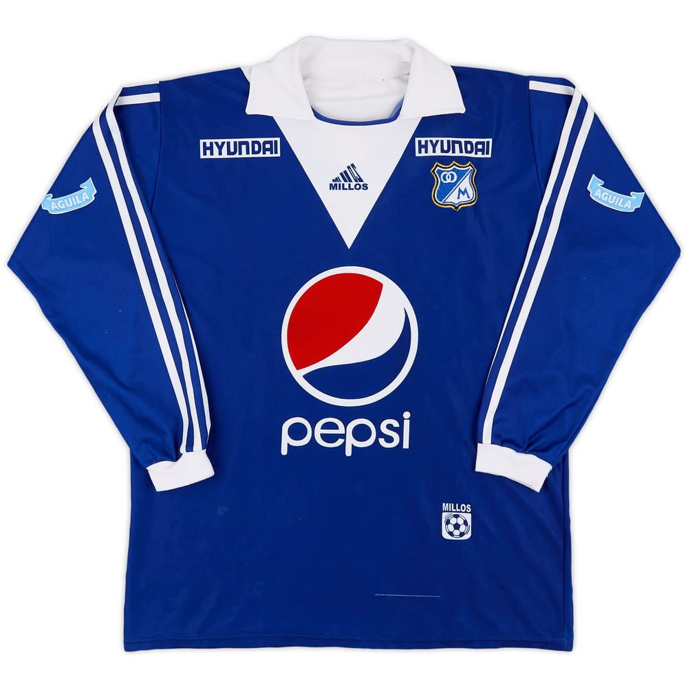 2013 Millonarios Home L/S Shirt - 7/10 - (L)