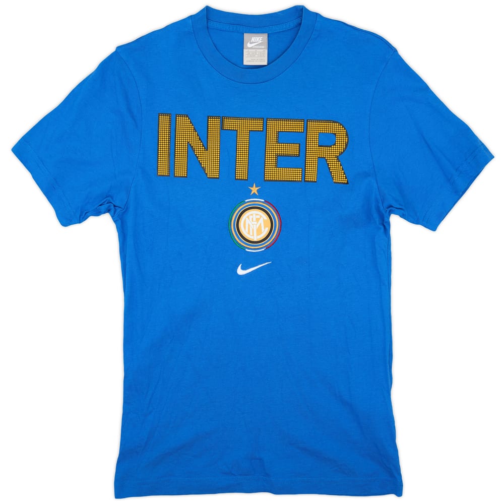 2009-10 Inter Milan Nike Cotton Tee - 8/10 - (S)