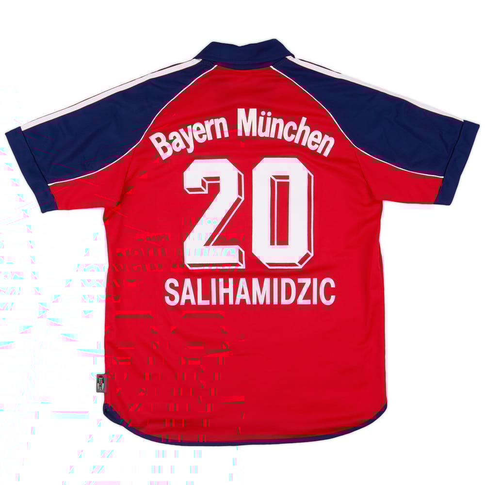 1999-01 Bayern Munich Home Shirt Salihamidzic #20 - 8/10 - (XL.Boys)
