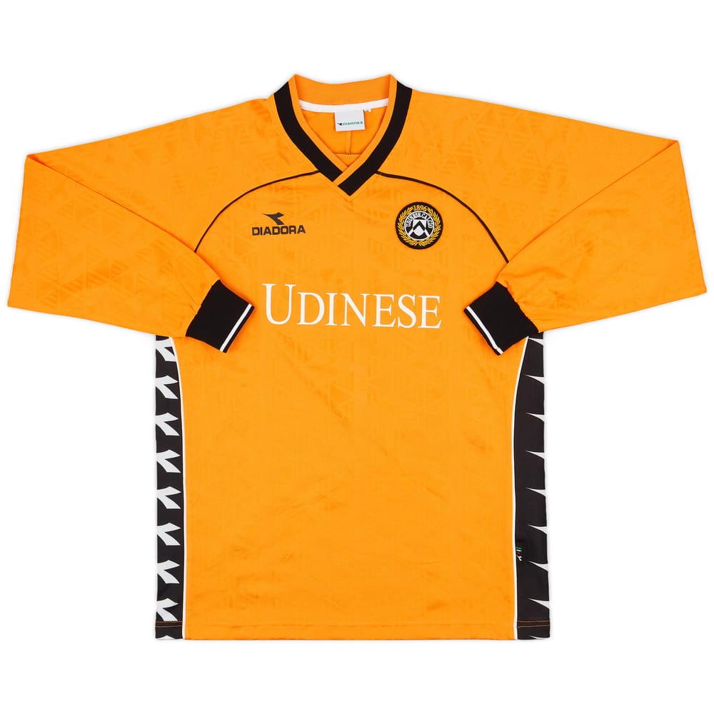 2001-02 Udinese Diadora Training L/S Shirt - 9/10 - (L)