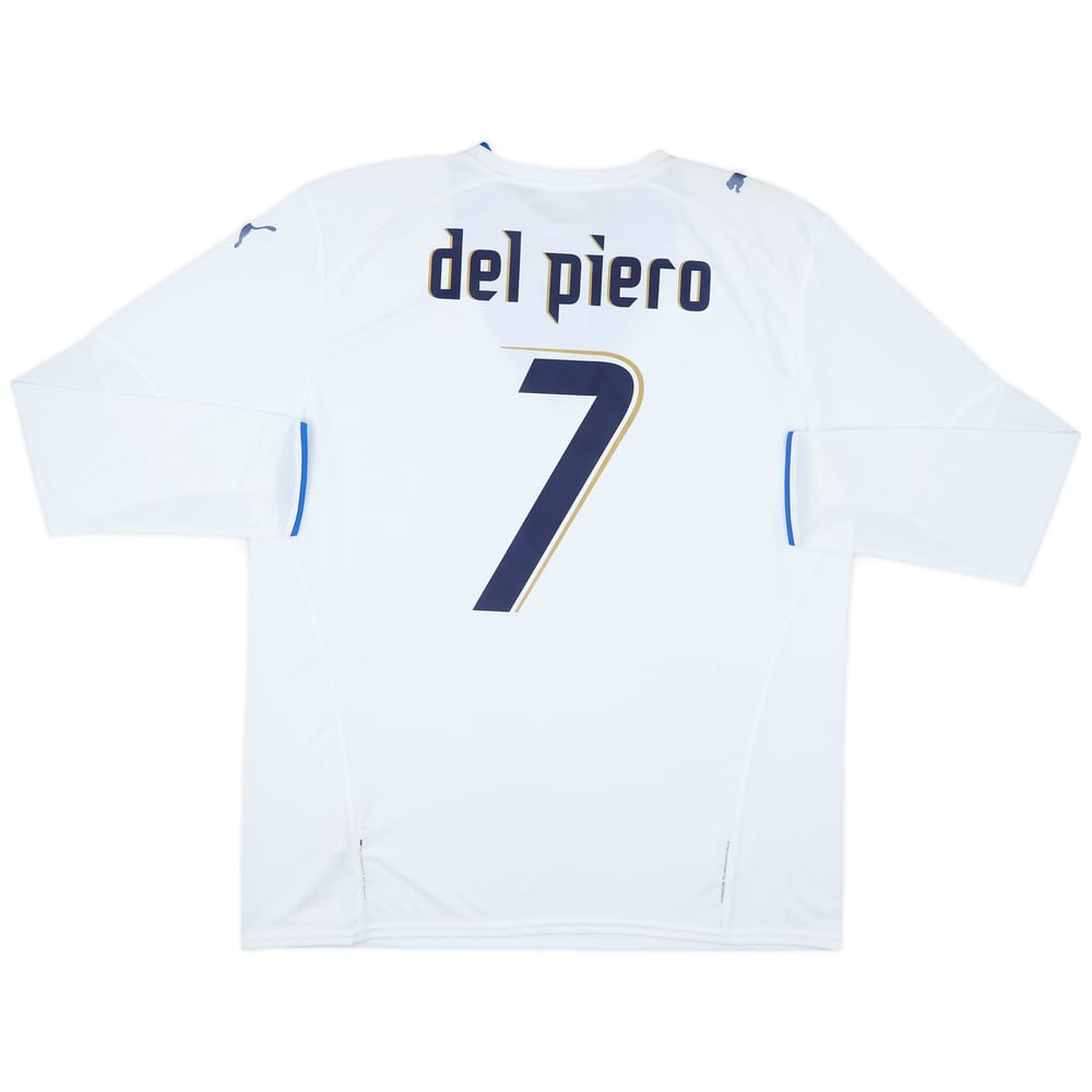2006 Italy Basic Away L/S Shirt Del Piero #7 (XL)