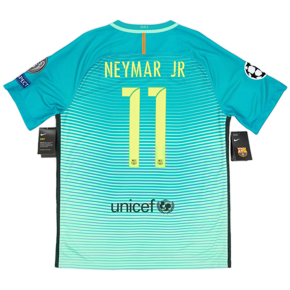 2016-17 Barcelona Third CL Shirt Neymar Jr #11