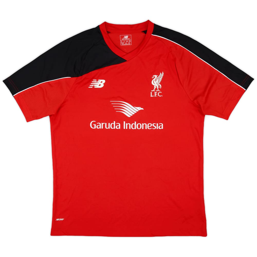 2015-16 Liverpool New Balance Training Shirt - 8/10 - (L)