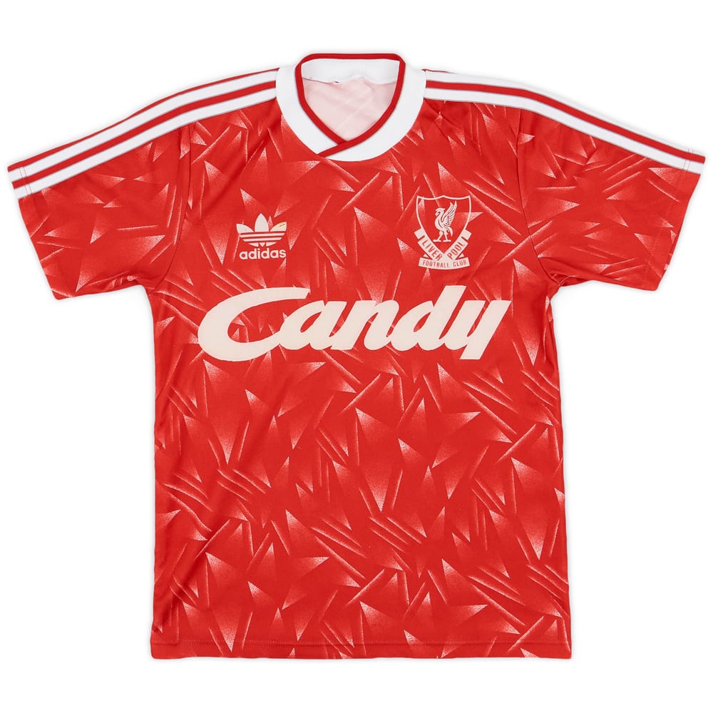 1989-91 Liverpool Home Shirt - 5/10 - (S)