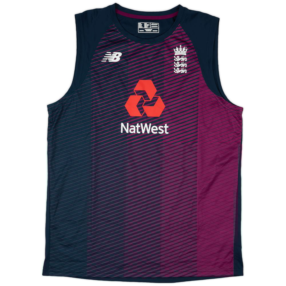 2020-21 England Cricket New Balance Training Vest - 9/10 - (M)