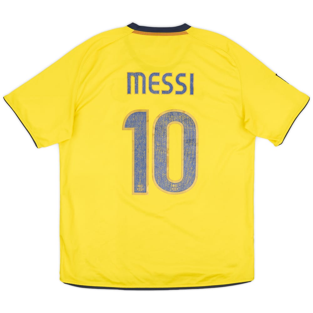 2008-10 Barcelona Away Shirt Messi #10 - 5/10 - (L)