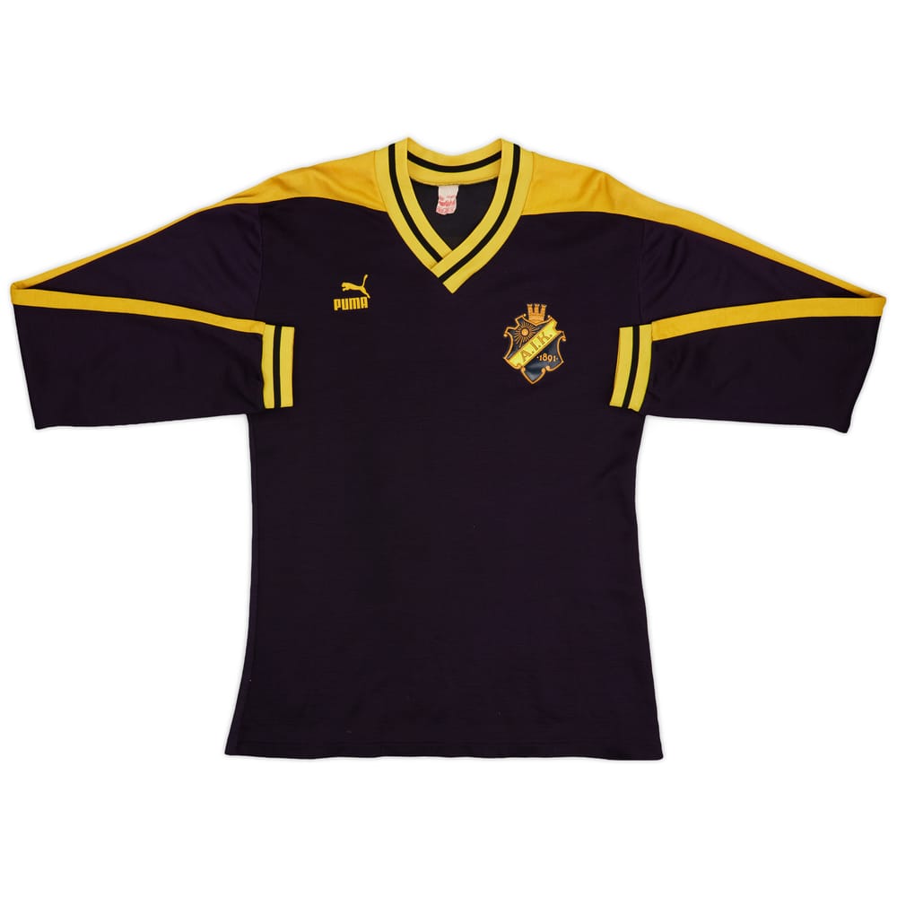 1978-79 AIK Stockholm Match Issue Home L/S Shirt #2