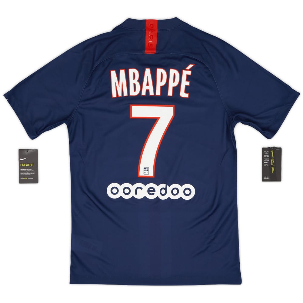 2019-20 Paris Saint-Germain Home Shirt Mbappe #7 (S)