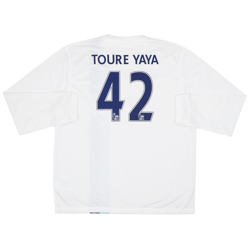 2013-14 Manchester City Third L/S Shirt Toure Yaya #42 (XXL)