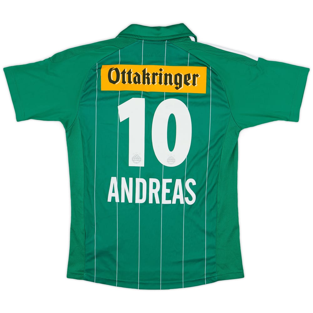 2011-12 Rapid Vienna Home Shirt Andreas #10 - 8/10 - (L.Boys)