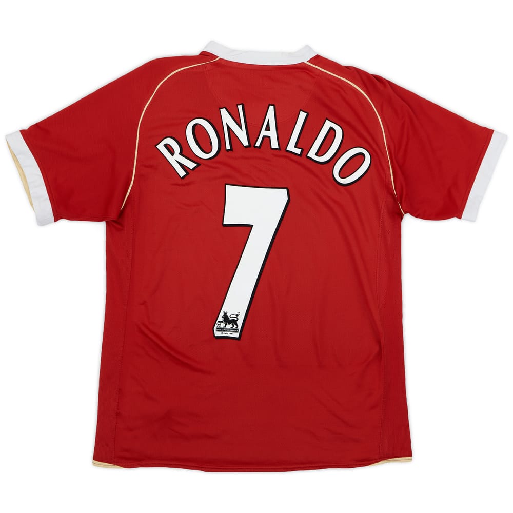 2006-07 Manchester United Home Shirt Ronaldo #7 - 6/10 - (M)