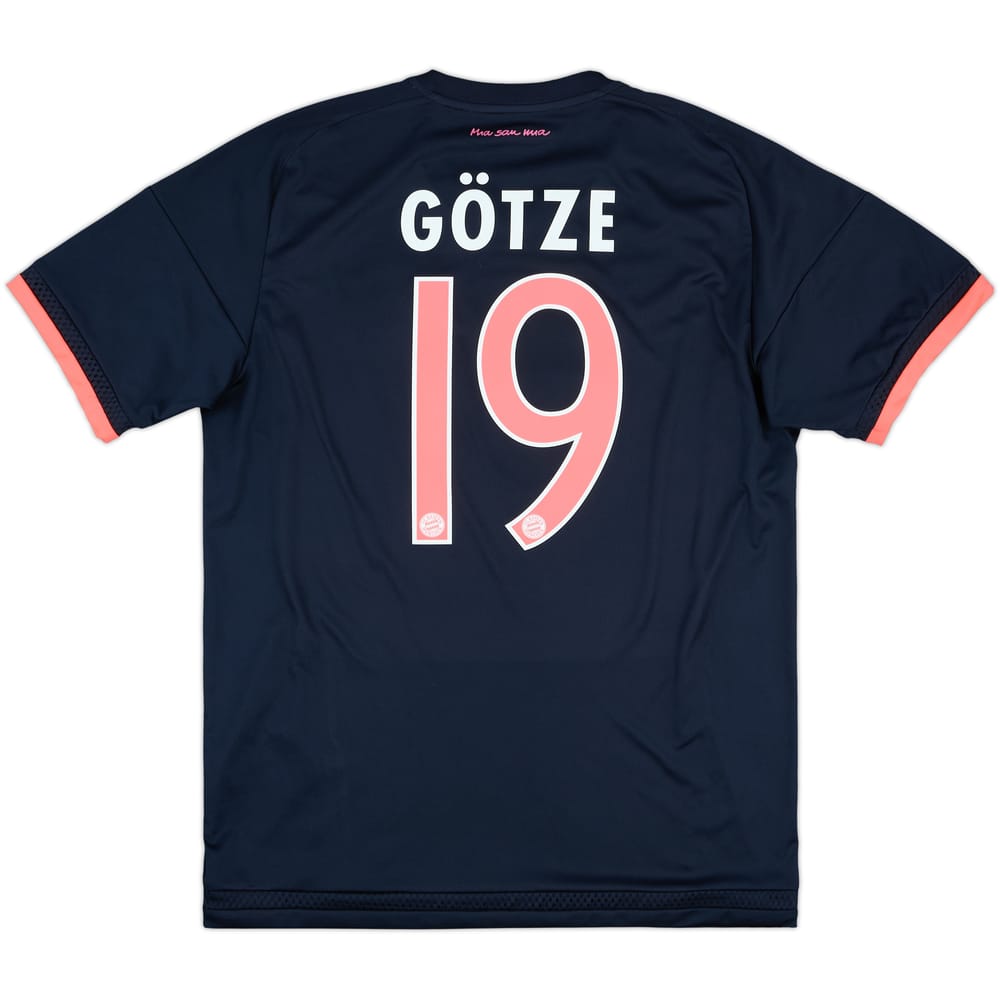 2015-16 Bayern Munich Third Shirt Gotze #19 - 8/10 - (L)