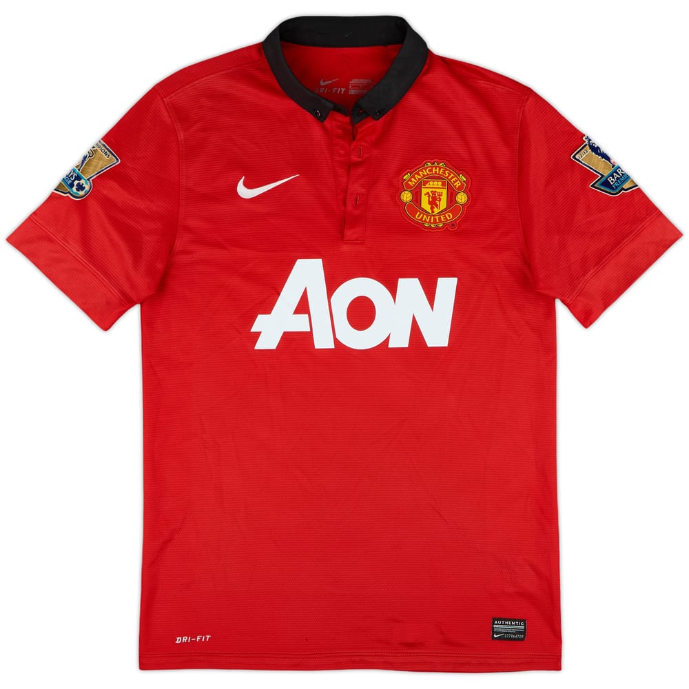 2013-14 Manchester United Home Shirt - 4/10 - (S)