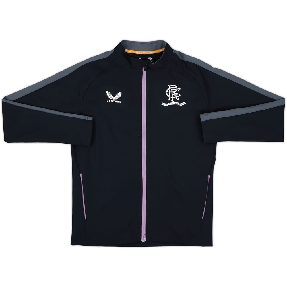 2022-23 Rangers Castore Track Jacket - 8/10 - (XL.Boys)
