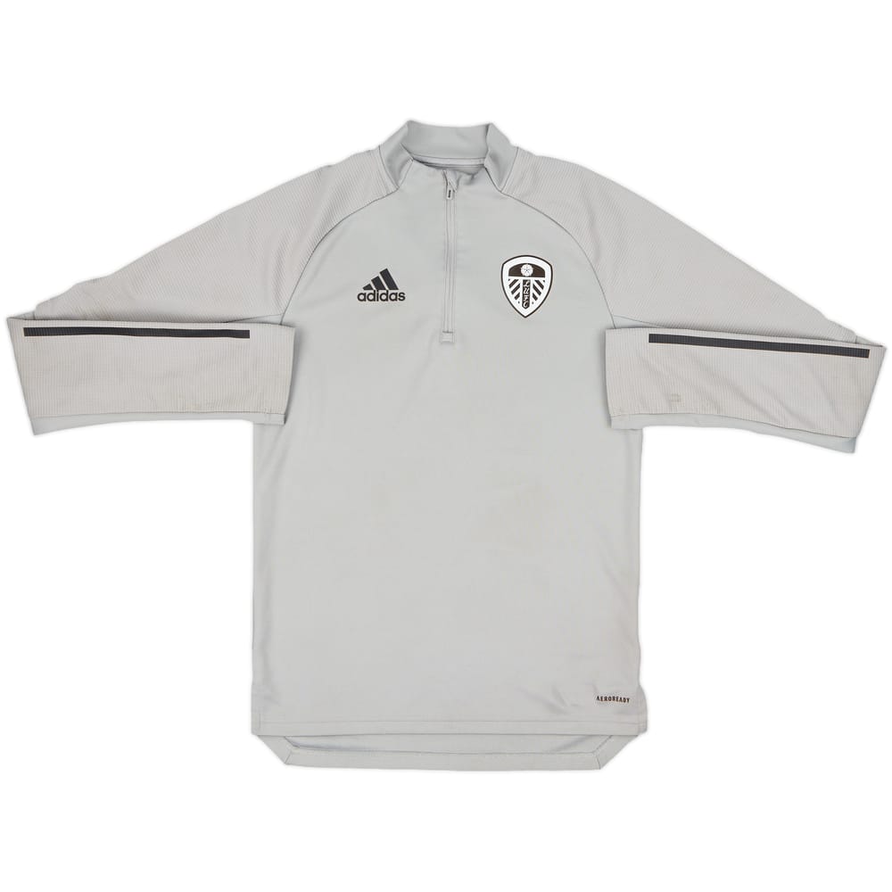 2020-21 Leeds United adidas 1/4 Zip Drill Top - 8/10 - (XS)