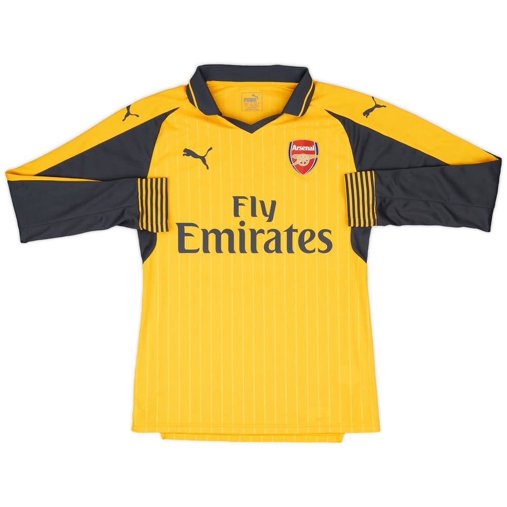 2016-17 Arsenal Match Issue Away L/S Shirt #10