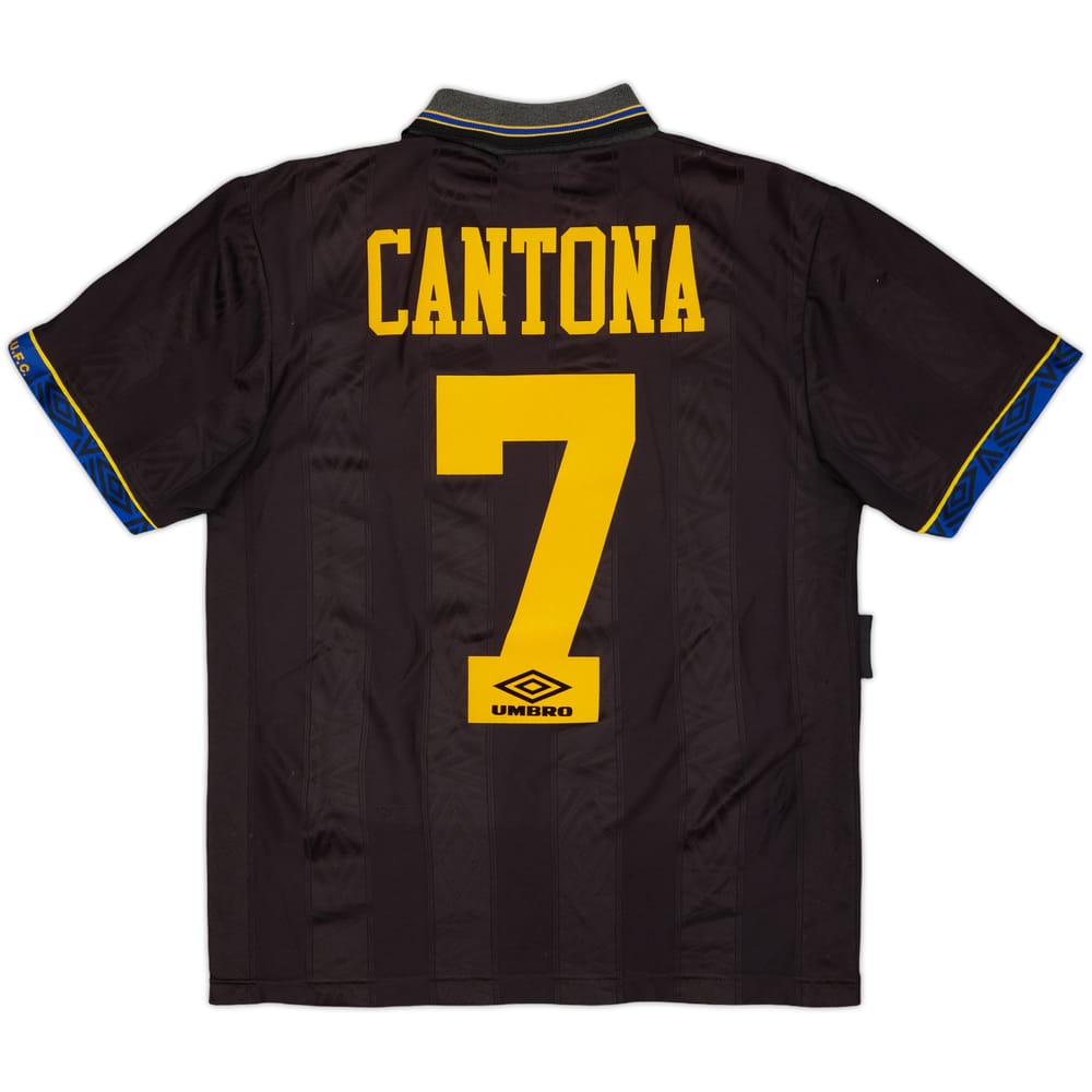 1993-95 Manchester United Away Shirt Cantona #7 - 5/10 - (S)