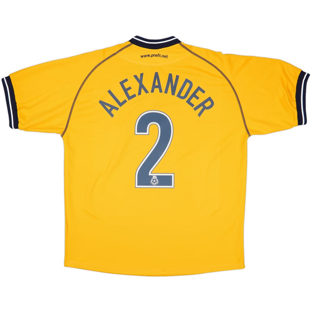 2001-02 Preston Away Shirt Alexander #2 - 8/10 - (L)