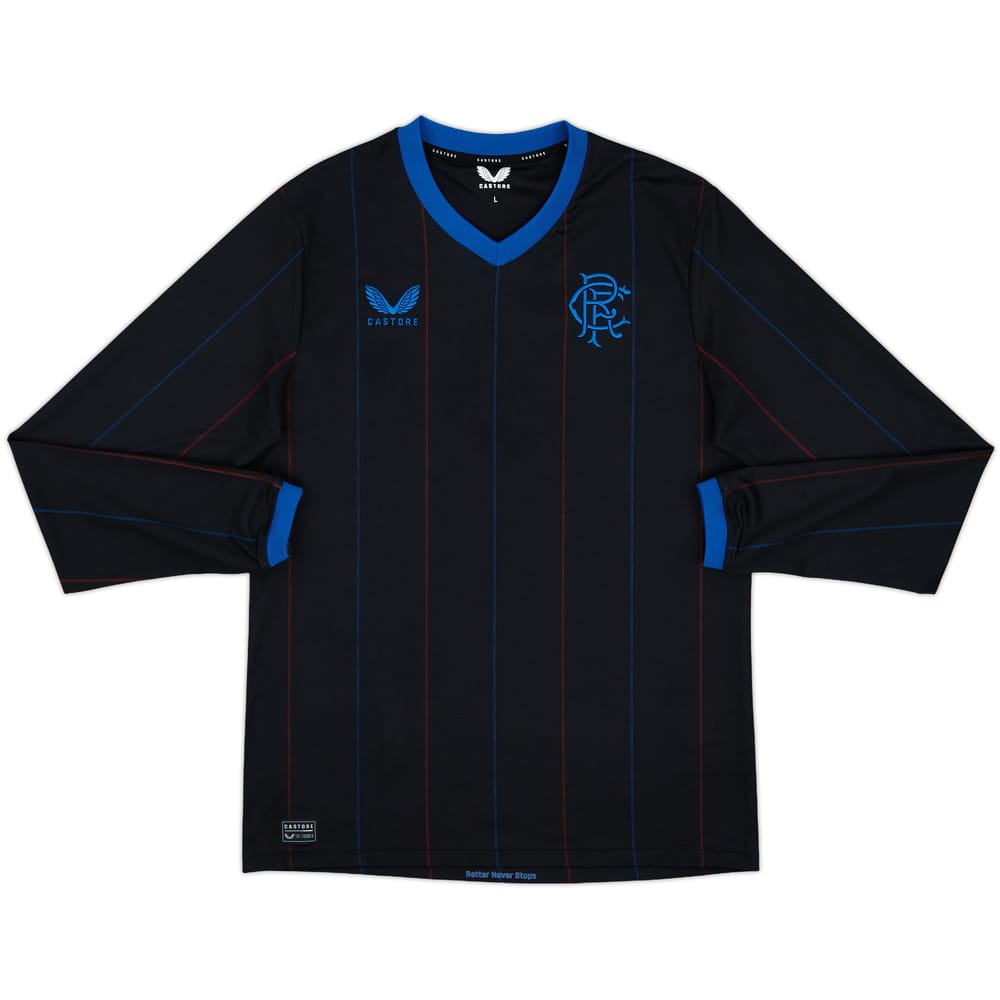 2022-23 Rangers Fourth L/S Shirt - 9/10 - (L)