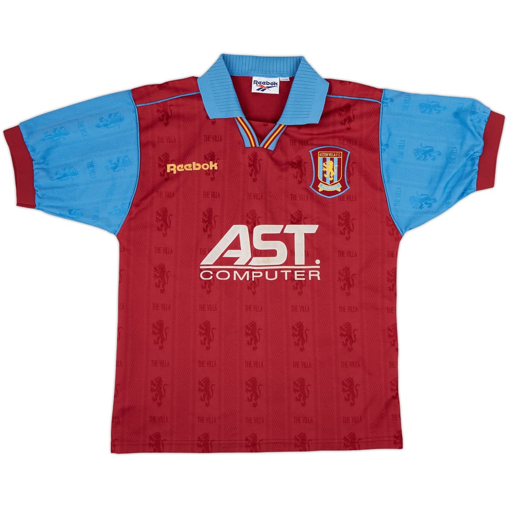1995-97 Aston Villa Home Shirt - 8/10 - (S)