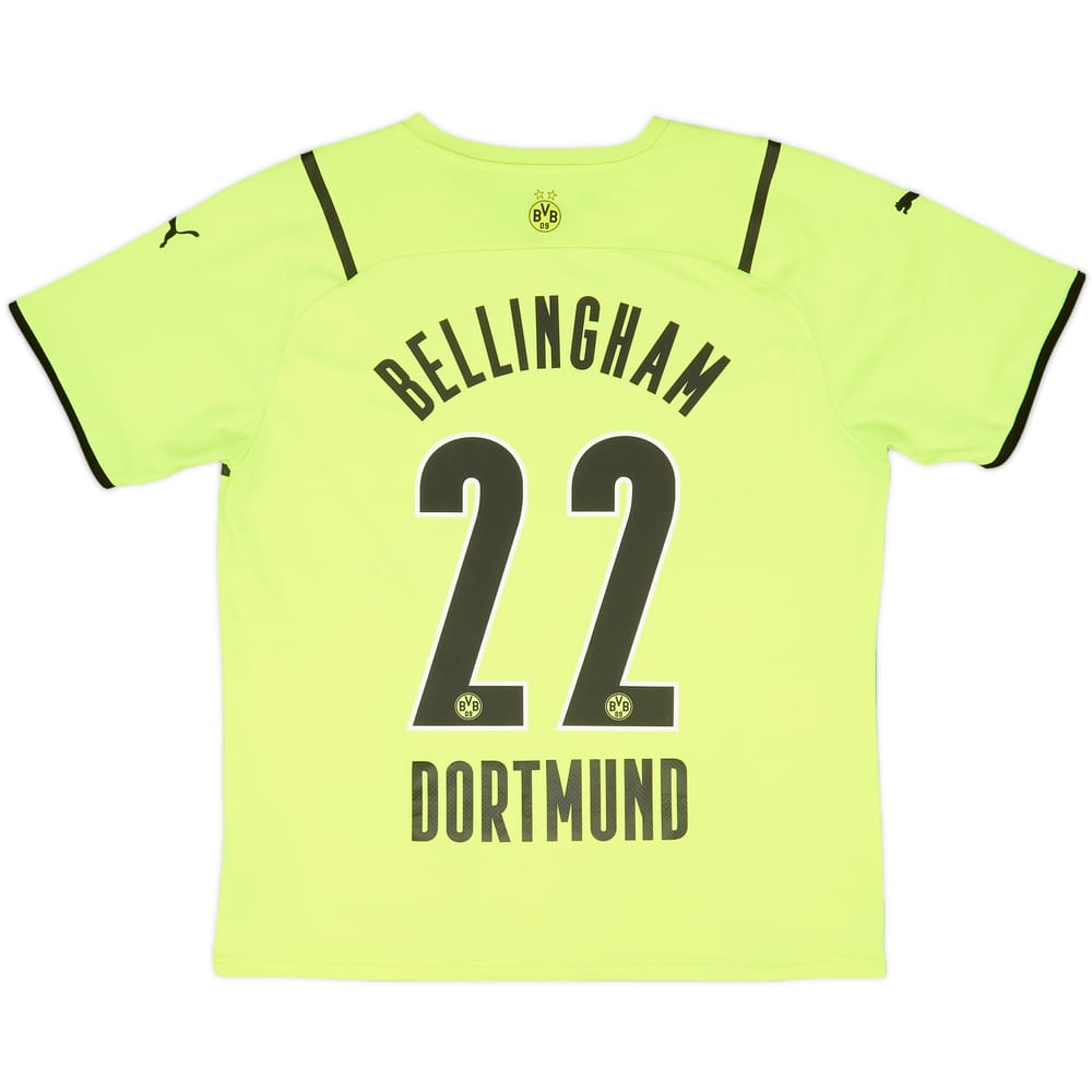 2021-22 Borussia Dortmund European Home Shirt Bellingham #22 - 7/10 - (L)