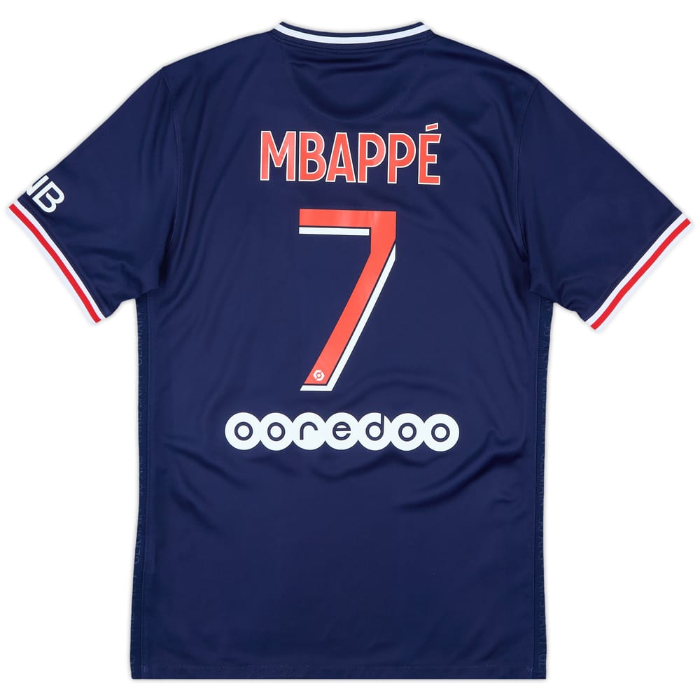 2020-21 Paris Saint-Germain Home Shirt Mbappe #7 - 10/10 - (S)