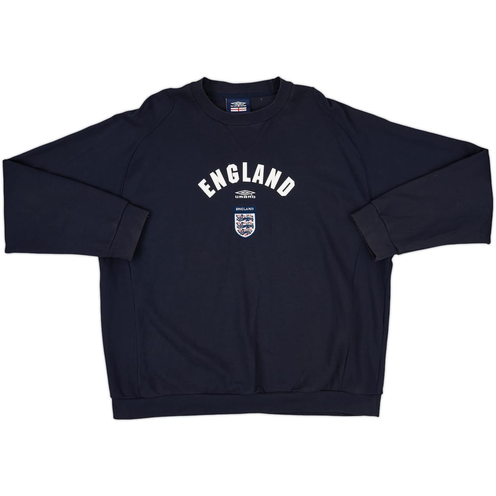 2000-02 England Umbro Sweat Top - 8/10 - (XXL)