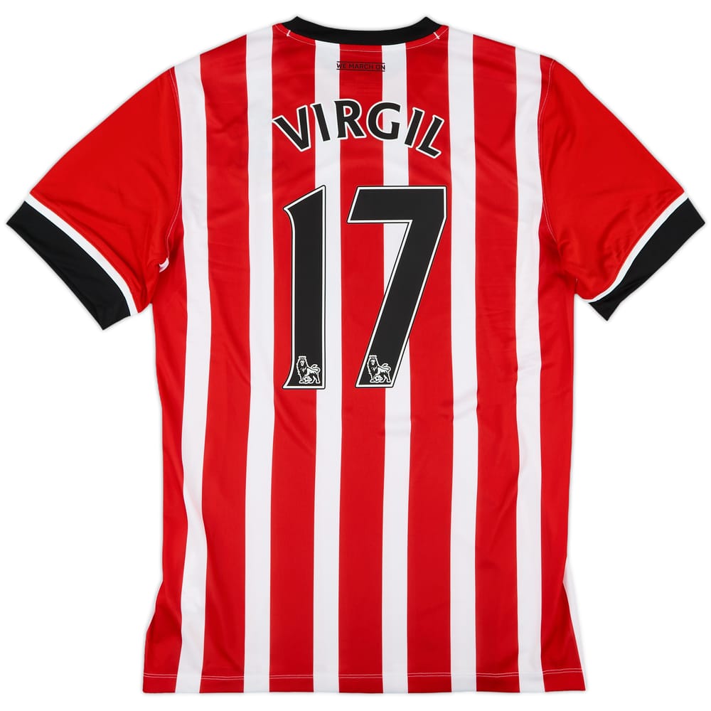2016-17 Southampton Home Shirt Virgil #17 - 10/10 - (M)