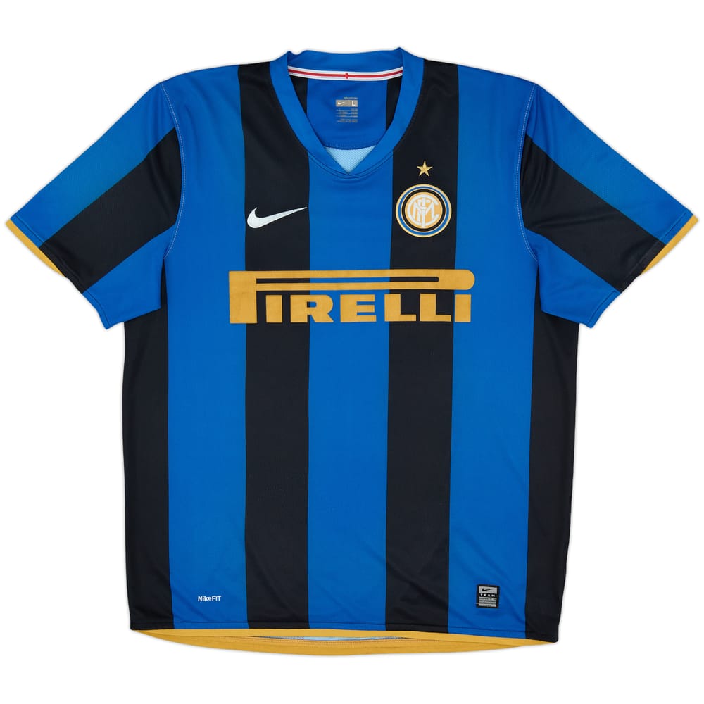 2008-09 Inter Milan Home Shirt - 8/10 - (L)
