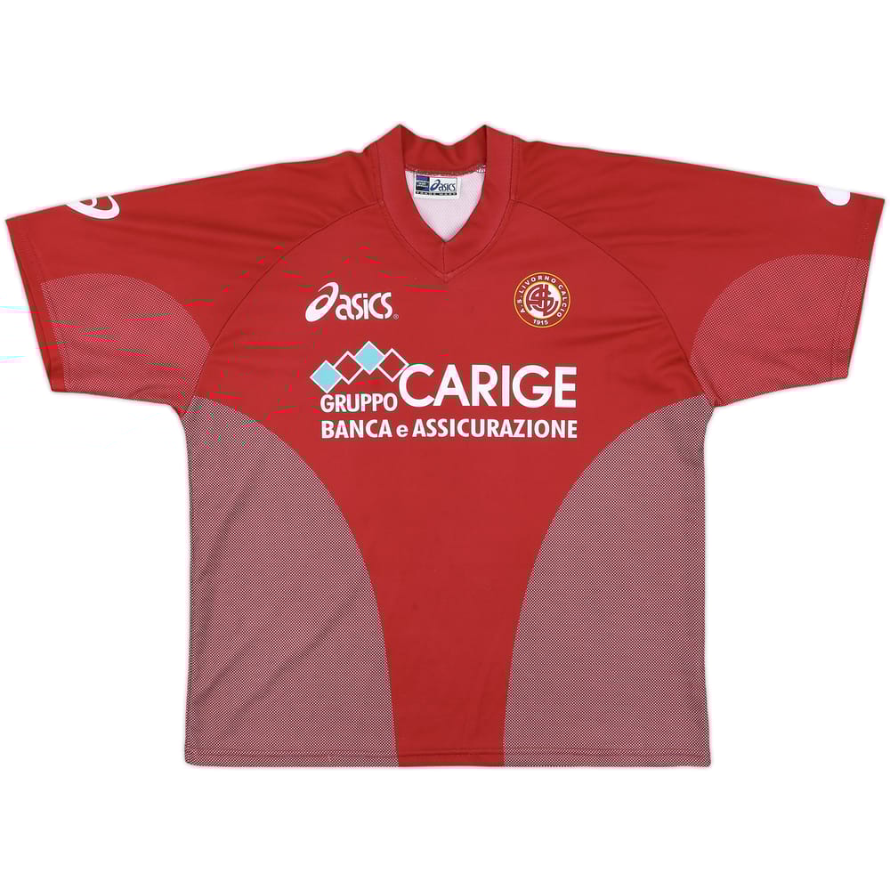2004-05 Livorno Basic Home Shirt - 8/10 - (L)
