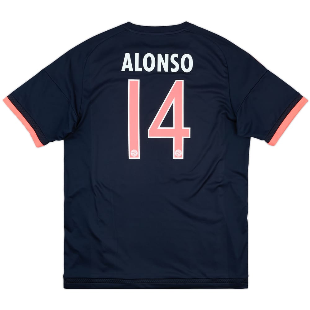 2015-16 Bayern Munich Third Shirt Alonso #14 - 4/10 - (L)
