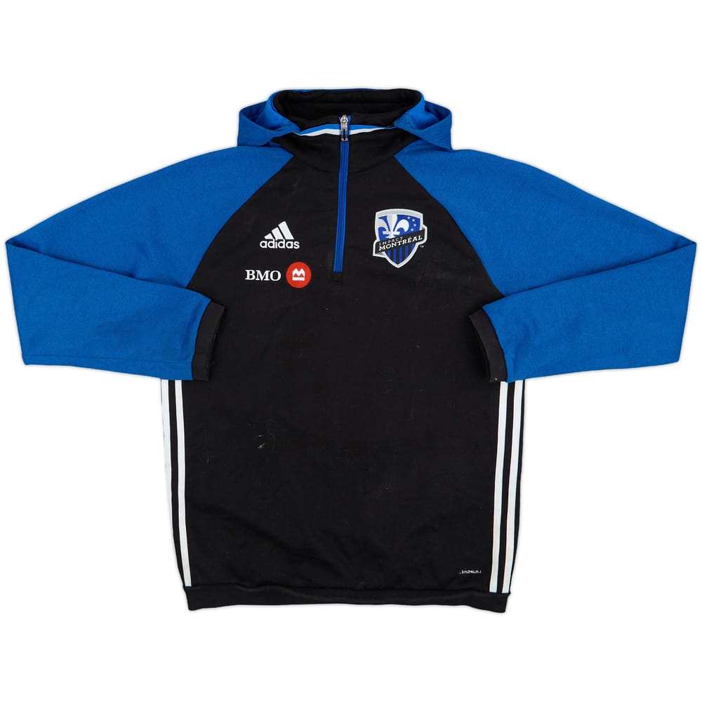 2015-16 Montreal Impact adidas 1/4 Zip Hooded Top - 5/10 - (M)