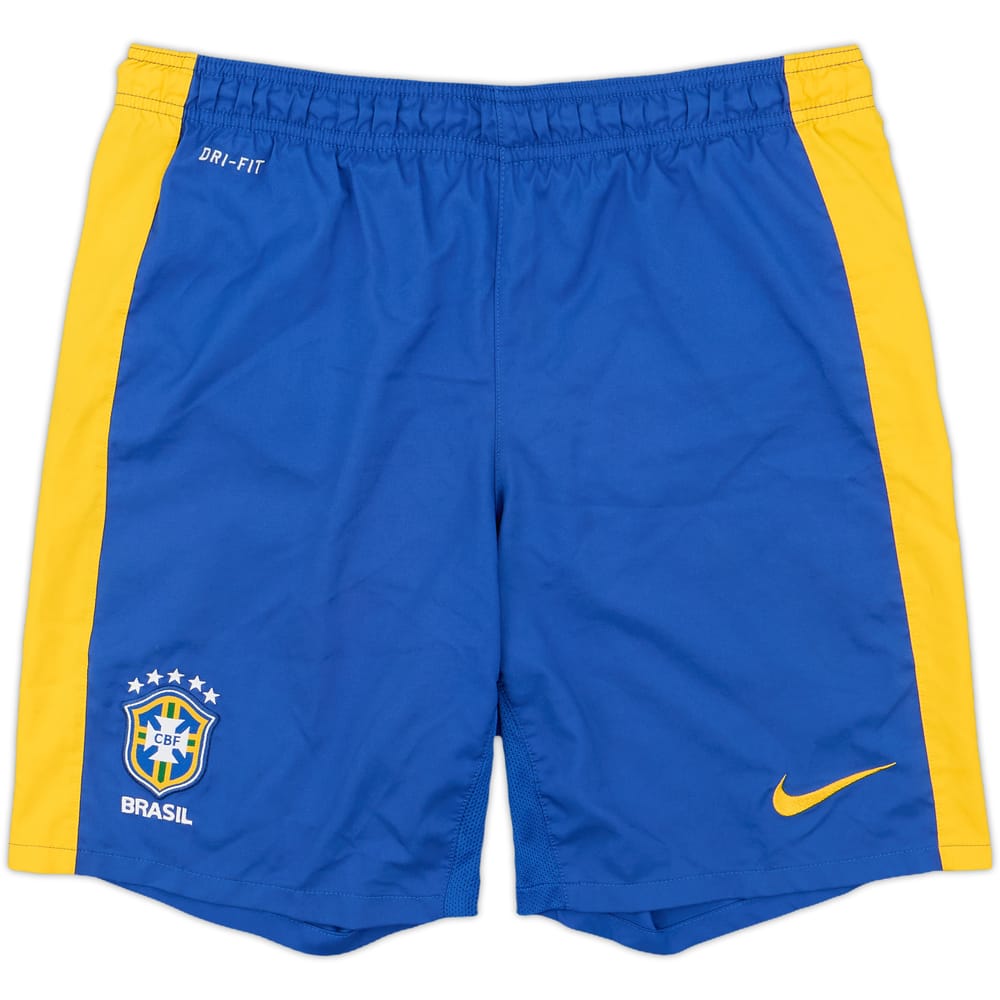 2012-13 Brazil Home Shorts - 8/10 - (M)