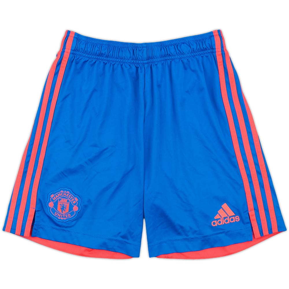 2021-22 Manchester United adidas Training Shorts - 9/10 - (S)