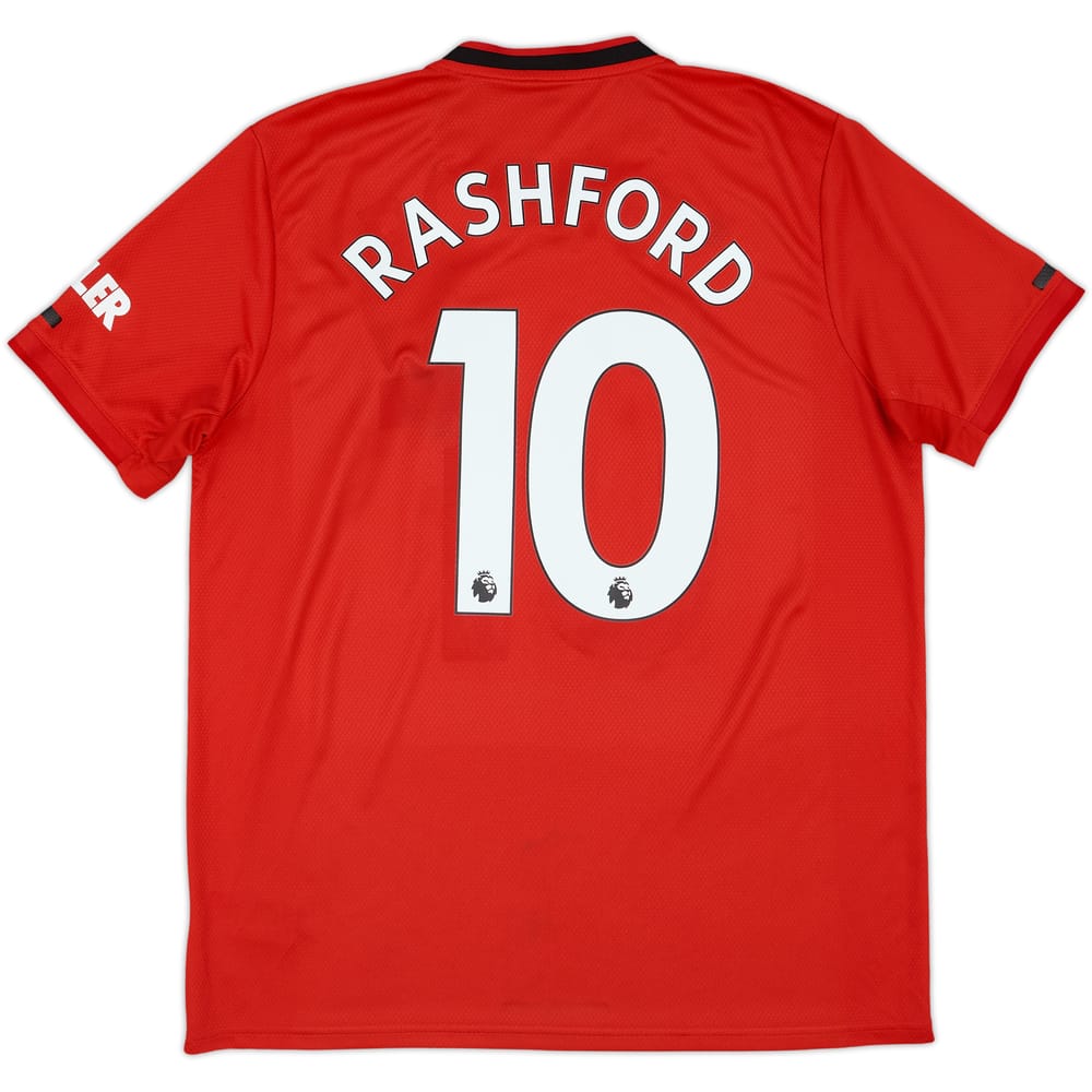 2019-20 Manchester United Home Shirt Rashford #10 - 5/10 - (XL)