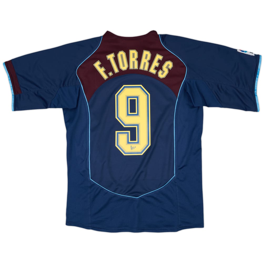 2004-05 Atletico Madrid Away Shirt Torres #9 - 8/10 - (M)