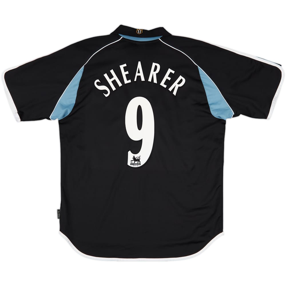 2000-01 Newcastle Away Shirt Shearer #9 - 8/10 - (L)